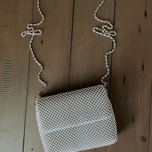 Unknown Handbags - Mini Beaded Crossbody Bag